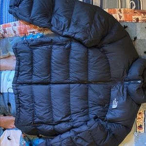 Northface mens black puffer jacket size large